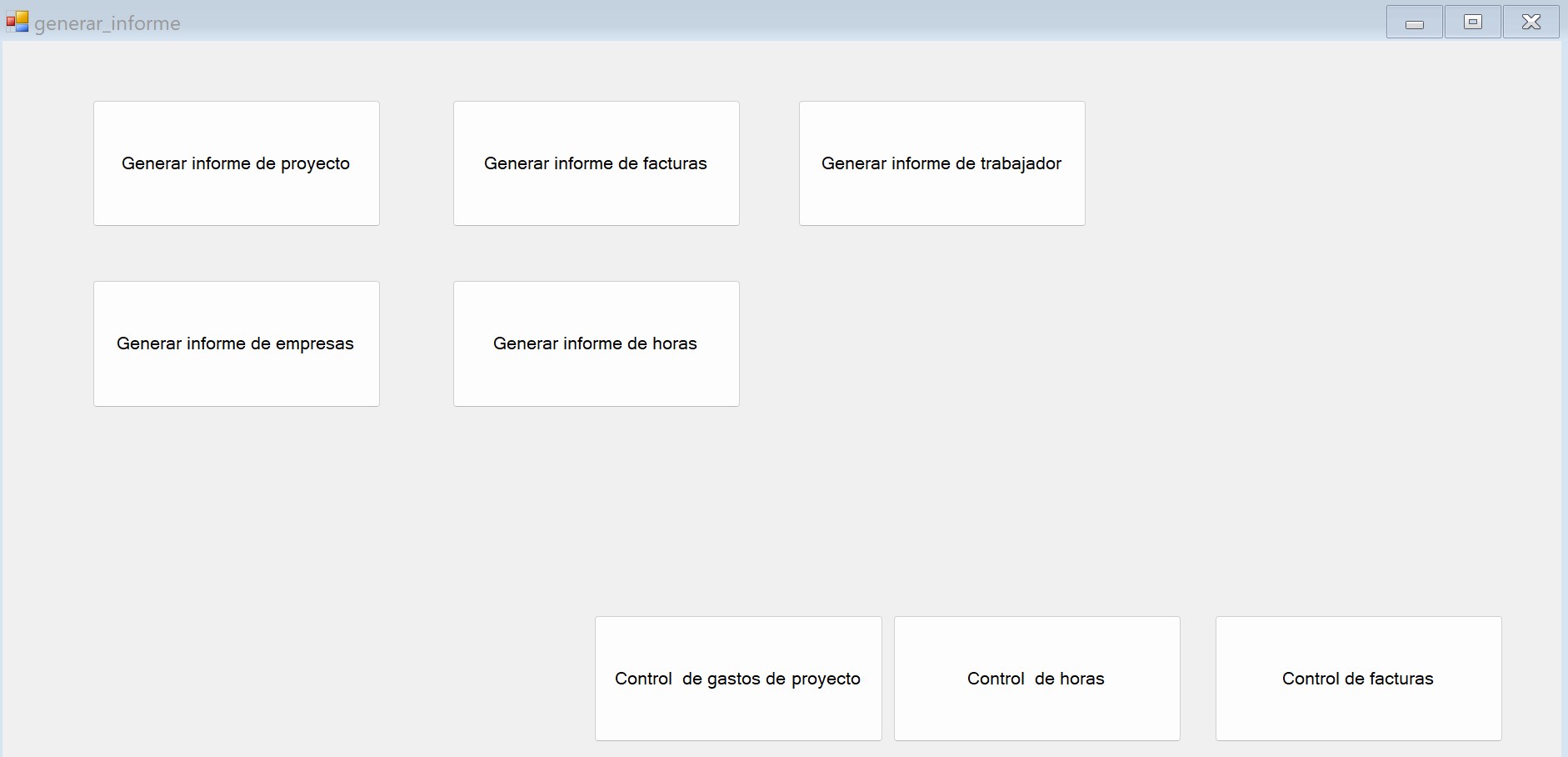 Monthly reports and balances