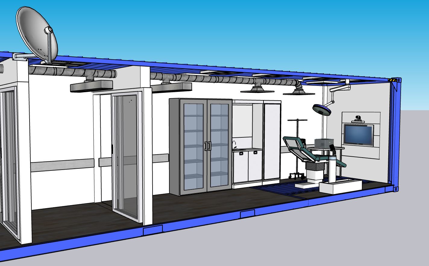 Modular expansion and logistics-ready concept