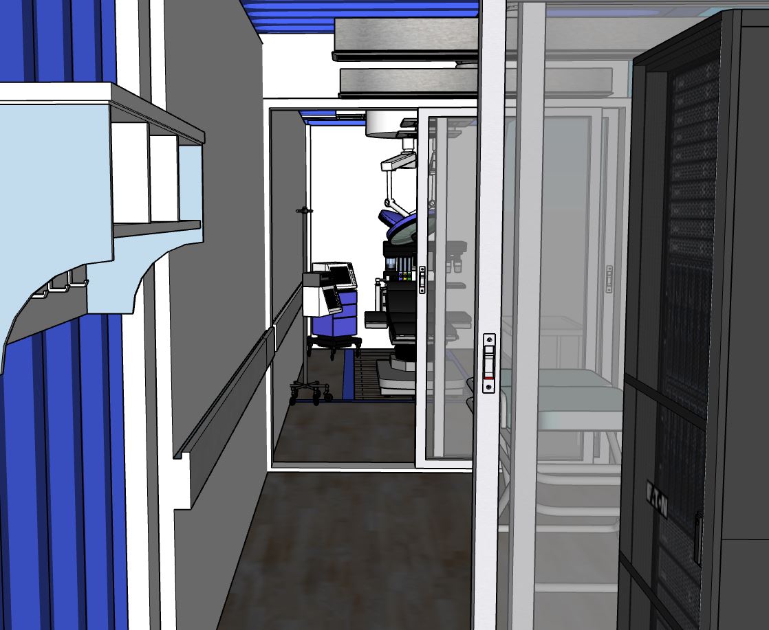 Detailed module planning inside container constraints